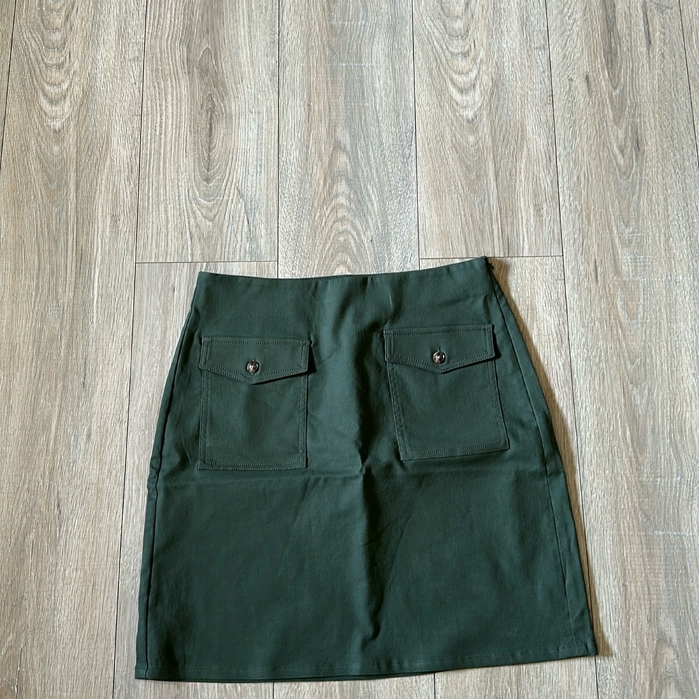 A line skirt with front patch pocket from Loft